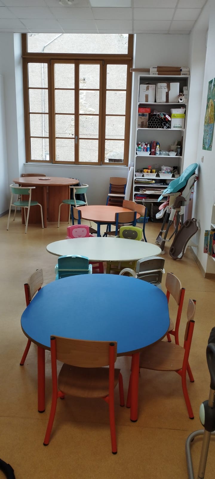 Espace repas et activités